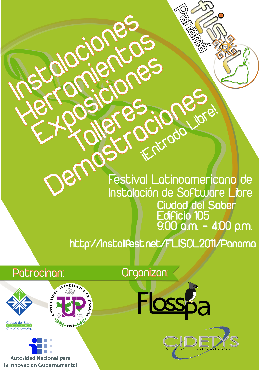 Afiche FLISoL 2011 - Ciudad de Panamá