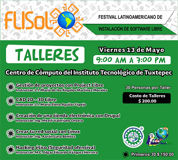 Programa Final FLISoL Oaxaca, 2016